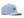 Glacier colored Rover premium performance fitted hat from Hatchet Headwear pictured with a white foreground and background.  Hat features a color matched Glacier rubber logo patch with the Hatchet Headwear logo (mountains, tent, and  hatchet above the word 