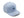 Glacier colored Rover premium performance fitted hat from Hatchet Headwear pictured with a white foreground and background.  Hat features a color matched Glacier rubber logo patch with the Hatchet Headwear logo (mountains, tent, and  hatchet above the word 