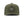 Hunter Green colored Rover premium performance fitted hat from Hatchet Headwear pictured with a white foreground and background.  Hat features a color matched Hunter Green rubber logo patch with the Hatchet Headwear logo (mountains, tent, and  hatchet above the word 