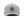 Smoke colored Rover premium performance fitted hat from Hatchet Headwear pictured with a white foreground and background.  Hat features a color matched Smoke rubber logo patch with the Hatchet Headwear logo (mountains, tent, and  hatchet above the word 