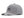 Smoke colored Rover premium performance fitted hat from Hatchet Headwear pictured with a white foreground and background.  Hat features a color matched Smoke rubber logo patch with the Hatchet Headwear logo (mountains, tent, and  hatchet above the word 