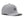 Smoke colored Rover premium performance fitted hat from Hatchet Headwear pictured with a white foreground and background.  Hat features a color matched Smoke rubber logo patch with the Hatchet Headwear logo (mountains, tent, and  hatchet above the word 