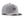 Smoke colored Rover premium performance fitted hat from Hatchet Headwear pictured with a white foreground and background.  Hat features a color matched Smoke rubber logo patch with the Hatchet Headwear logo (mountains, tent, and  hatchet above the word 