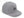 Smoke colored Rover premium performance fitted hat from Hatchet Headwear pictured with a white foreground and background.  Hat features a color matched Smoke rubber logo patch with the Hatchet Headwear logo (mountains, tent, and  hatchet above the word 